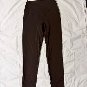 OFFLINE by Aerie Real Me High-Waisted Crossover Leggings in Deep Earth